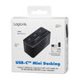 LogiLink Mini Docking USB 3.2 Gen1 con 8 puertos y USB-C, negro