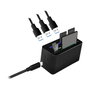 LogiLink Mini Docking USB 3.2 Gen1 con 8 puertos y USB-C, negro