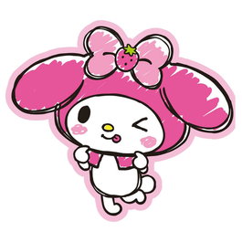 SANRIO Cojin 3D My Melody Hello Kitty 35cm