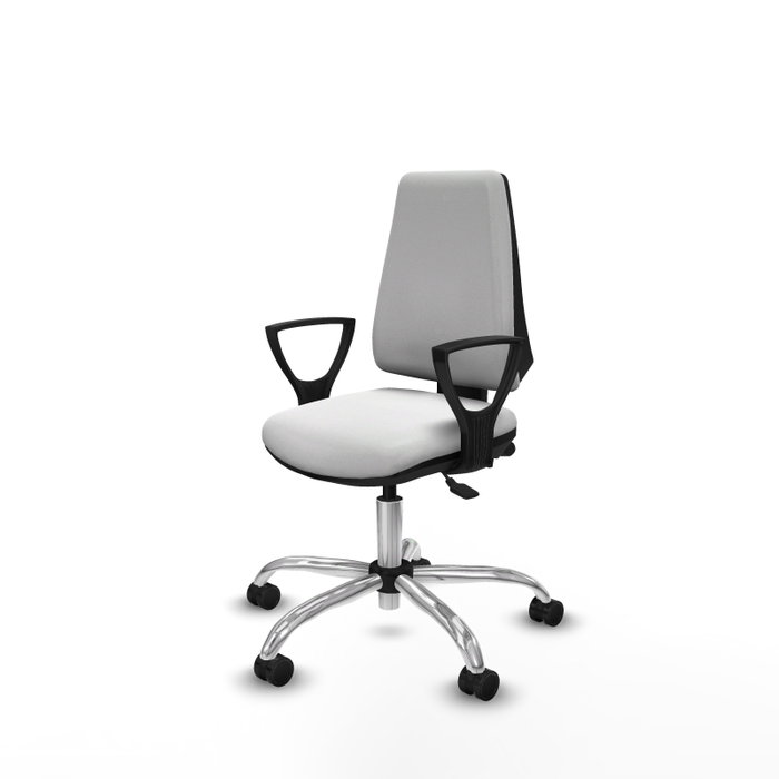 PIQUERAS Y CRESPO Silla de oficina Elche con mecanismo Asincro en Blanco