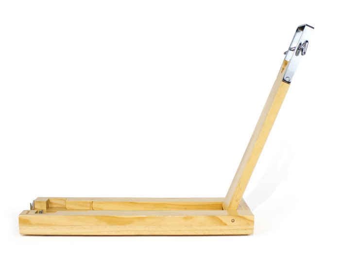 Quttin Jamonero de Madera Plegable | 48 cm Largo x 17 cm Ancho x 4,5 cm Alto (6 Unidades)