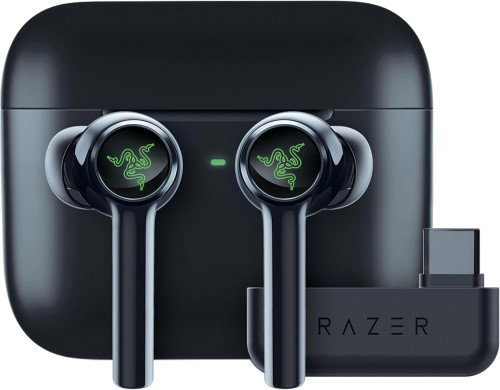 Razer RZ12-04590100-R3G1 Auriculares True Wireless Stereo (TWS) HyperSpeed Bluetooth para Juego Intraurales, Cancelación de Ruido Activo, IPX4, Negro