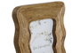 DKD Home Decor Marco de Fotos de Mango con Diseño de Ondas Natural