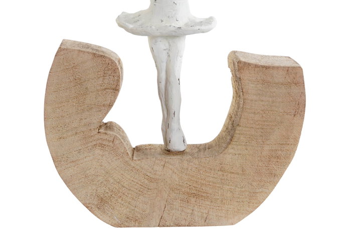 DKD Home Decor Figura Bailarina de Mango y Aluminio, Surtido de 2 Unidades DKD Home Decor Figura Bailarina de Mango y Aluminio, Surtido de 2 Unidades