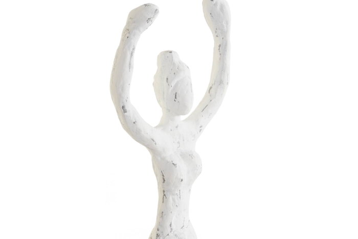 DKD Home Decor Figura Bailarina de Mango y Aluminio, Surtido de 2 Unidades DKD Home Decor Figura Bailarina de Mango y Aluminio, Surtido de 2 Unidades