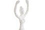 DKD Home Decor Figura Bailarina de Mango y Aluminio, Surtido de 2 Unidades