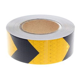 TARGET Cinta Adhesiva Reflectante Flecha Amarillo y Negro
