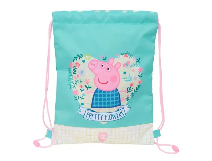 Safta Saco Plano Junior Peppa Pig Pretty Flowers Safta Saco Plano Junior Peppa Pig Pretty Flowers