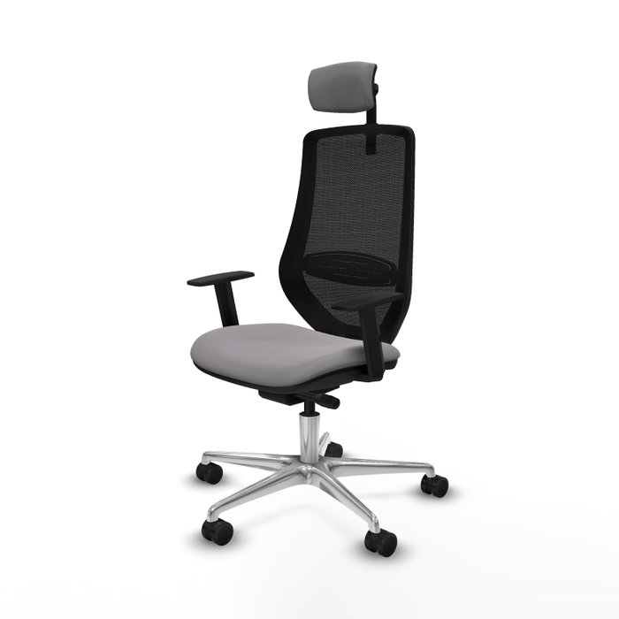 PIQUERAS Y CRESPO Silla de oficina Mardos con mecanismo Sincro/Traslack Gris y Negro PIQUERAS Y CRESPO Silla de oficina Mardos con mecanismo Sincro/Traslack Gris y Negro