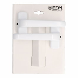 Edm Juego de manilla modelo 6800 de aluminio con acabado blanco
