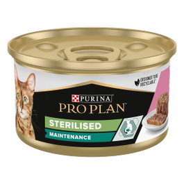 Purina Pro Plan Feline Esterilizado Salmón y Atún 24x85g