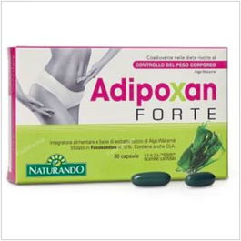 NATURANDO Adipoxan Forte 30 Comp. Alga Wakame CLA Fucoxantina Equilibrio de Peso