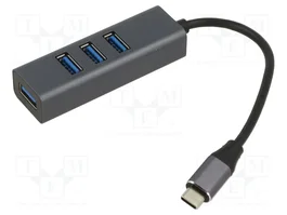 ART Hub USB 3.0 con 4 puertos USB-A y 1 puerto USB-C