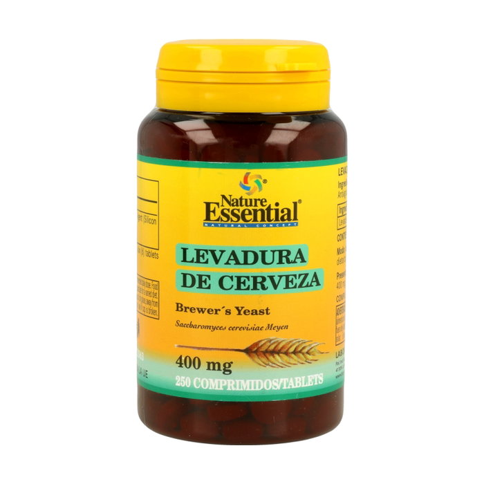 Nature Essential Levadura de Cerveza 400 mg, 250 comprimidos