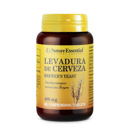 NATURE ESSENTIAL Levadura de Cerveza 400 mg, 250 comprimidos