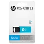 HP 712w Unidad Flash USB 64 GB, USB Tipo A 3.2 Gen 1 (3.1 Gen 1), Azul, Velocidad de Lectura hasta 120 MB/s