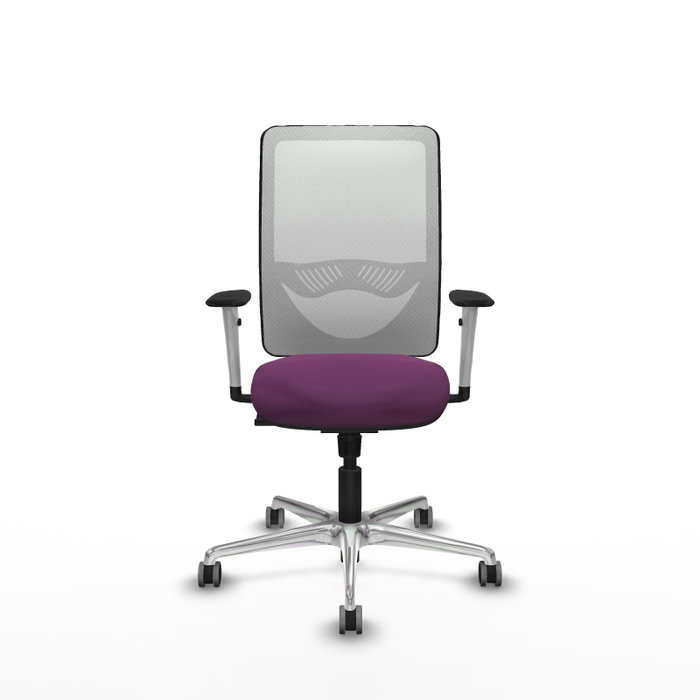 PIQUERAS Y CRESPO Silla de oficina Zulema con mecanismo Sincro, Morado y Blanco PIQUERAS Y CRESPO Silla de oficina Zulema con mecanismo Sincro, Morado y Blanco