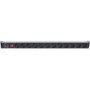Intellinet 714044 PDU de 1U con 12 salidas AC Negro
