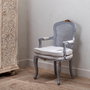 Sillón Gris-Beige Dm-Madera Salón 58 X 52 X 98,50 cm