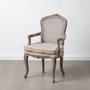 Sillón Gris-Beige Dm-Madera Salón 58 X 52 X 98,50 cm