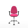 PIQUERAS Y CRESPO Silla de oficina Aýna Rosa con Brazos 1D