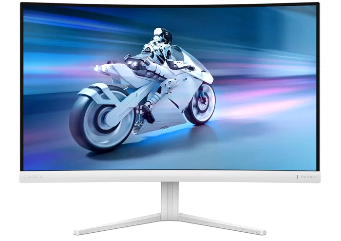 Philips Evnia 27M2C5201L/00 Monitor Gaming Curvo 27" Full HD, 180Hz, 0.5ms MPRT, AMD FreeSync, HDR10, Fast VA, Blanco, 2xHDMI, DisplayPort
