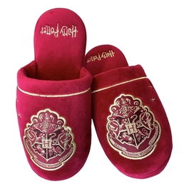 Harry Potter Pantuflas Hogwarts Gold on Burgundy EU 38-41