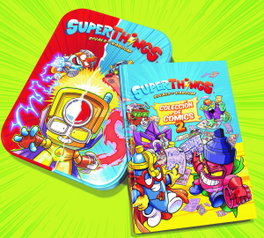 Libro del Coleccionista de Cómics Superthings - Series 4, 5 y Secret Spies, Ediba Europa EON SL - EDIBA EUROPA EON