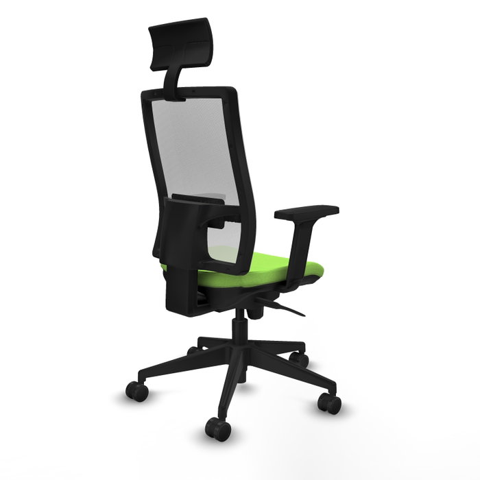 PIQUERAS Y CRESPO Silla de oficina Horna con mecanismo Sincro, Pistacho y Blanco PIQUERAS Y CRESPO Silla de oficina Horna con mecanismo Sincro, Pistacho y Blanco