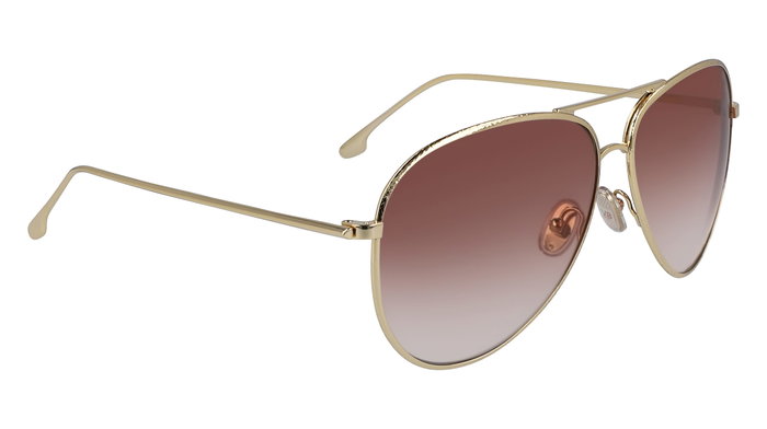 Victoria Beckham VB203S-712 Gafas de Sol Dorado/Rojo