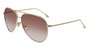 Victoria Beckham VB203S-712 Gafas de Sol Dorado/Rojo