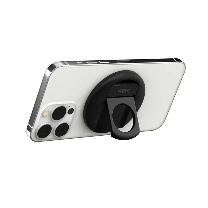 Belkin MMA006btBK Soporte Magnético MagSafe para iPhone, Compatible con Continuity Camera para MacBook - Negro - iPhone 12, 13, 14, MacBook Air, MacBook Pro Belkin MMA006btBK Soporte Magnético MagSafe para iPhone, Compatible con Continuity Camera para MacBook - Negro - iPhone 12, 13, 14, MacBook Air, MacBook Pro