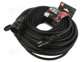 KEL Prolongador de alimentación H05RR-F 3G2,5mm2 40m