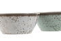DKD Home Decor Cuencos de Melamina Surtidos Azul y Blanco, Pack de 12