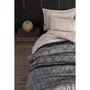 Juego de cama funda nórdica 220x240 cm + 2 fundas de almohada 60x60 cm Gris 65% algodón 35% poliéster ASI8683342640015