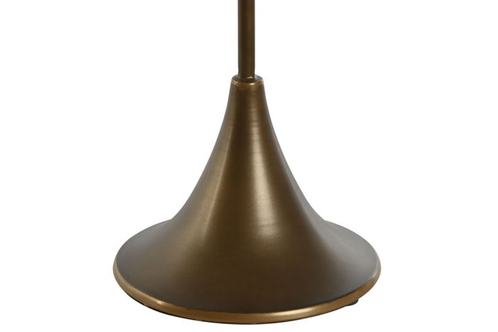 DKD Home Decor Portavela Dorado Trompeta 21 x 98 x 21 cm Metal