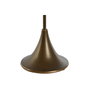 DKD Home Decor Portavelas Metal Trompeta Dorado