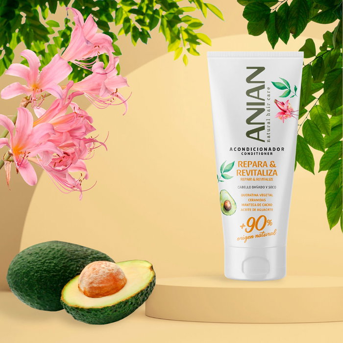 Anian REPARA & REVITALIZA Acondicionador Queratina Vegetal para Cabello Seco y Dañado, 250 ml