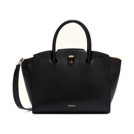 FURLA Bolso Genesi WB00811BX0053O60001007 en piel de vaca negra