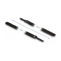 DeLOCK Bridas para cable con gancho y lazo L 300 x AN 12 mm negro, 10 piezas