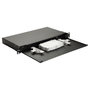 EQUIP Equip 337111 Caja de espacio para fibra óptica de acero, Negro