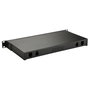 EQUIP Equip 337111 Caja de espacio para fibra óptica de acero, Negro