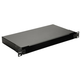 EQUIP Equip 337111 Caja de espacio para fibra óptica de acero, Negro