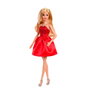 Mattel Barbie Muñeca Coleccionable 80 Aniversario Mattel, Edición Especial Vestido Rojo y Accesorios, Referencia Jgd25