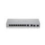 Zyxel XGS1210-12-ZZ0102F Switch Gestionado Gigabit Ethernet 8 Puertos RJ45 Gris