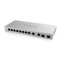 Zyxel XGS1210-12-ZZ0102F Switch Gestionado Gigabit Ethernet 8 Puertos RJ45 Gris