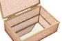 DKD Home Decor Joyero de Cristal y Metal Rosa