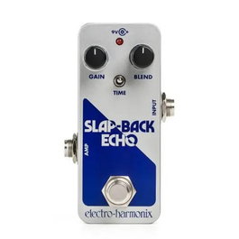 EHX Slap Back Echo Pedal de efectos de Echo Fuente de alimentación 9.6VDC-200mA incluida