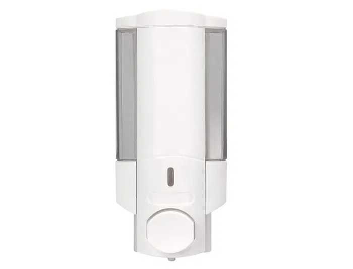 Q-connect Dispensador de jabón manual 350 ml blanco