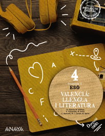 ANAYA, LLENGUA I LITERATURA 4T.ESO. OPERACIÒ MON. VALENCIA 2023